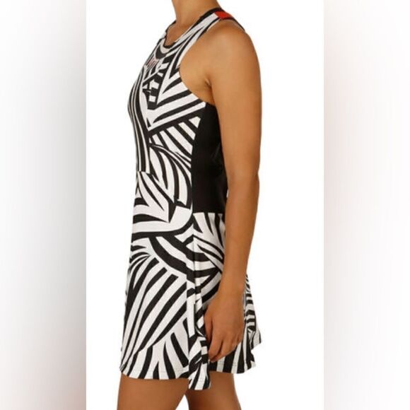 ADIDAS Y-3 Roland Garros On-Court Tennis Racerback Mini Sleeveless Dress - Picture 10 of 14